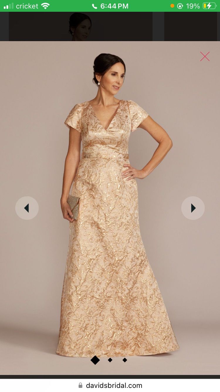 Gold Champagne Formal Dress