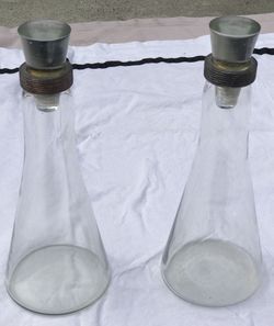 Authentic Deco glass decanter