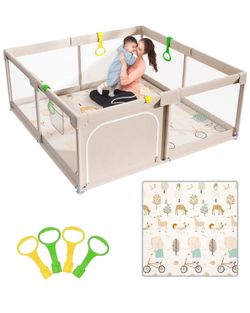 Baby Playpen with Mat