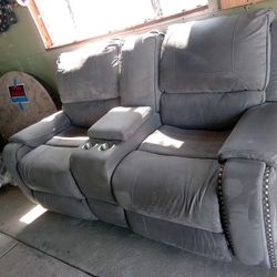 Console Loveseat Recliner 