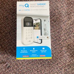 MyQ Smart Garage Video Keypad New