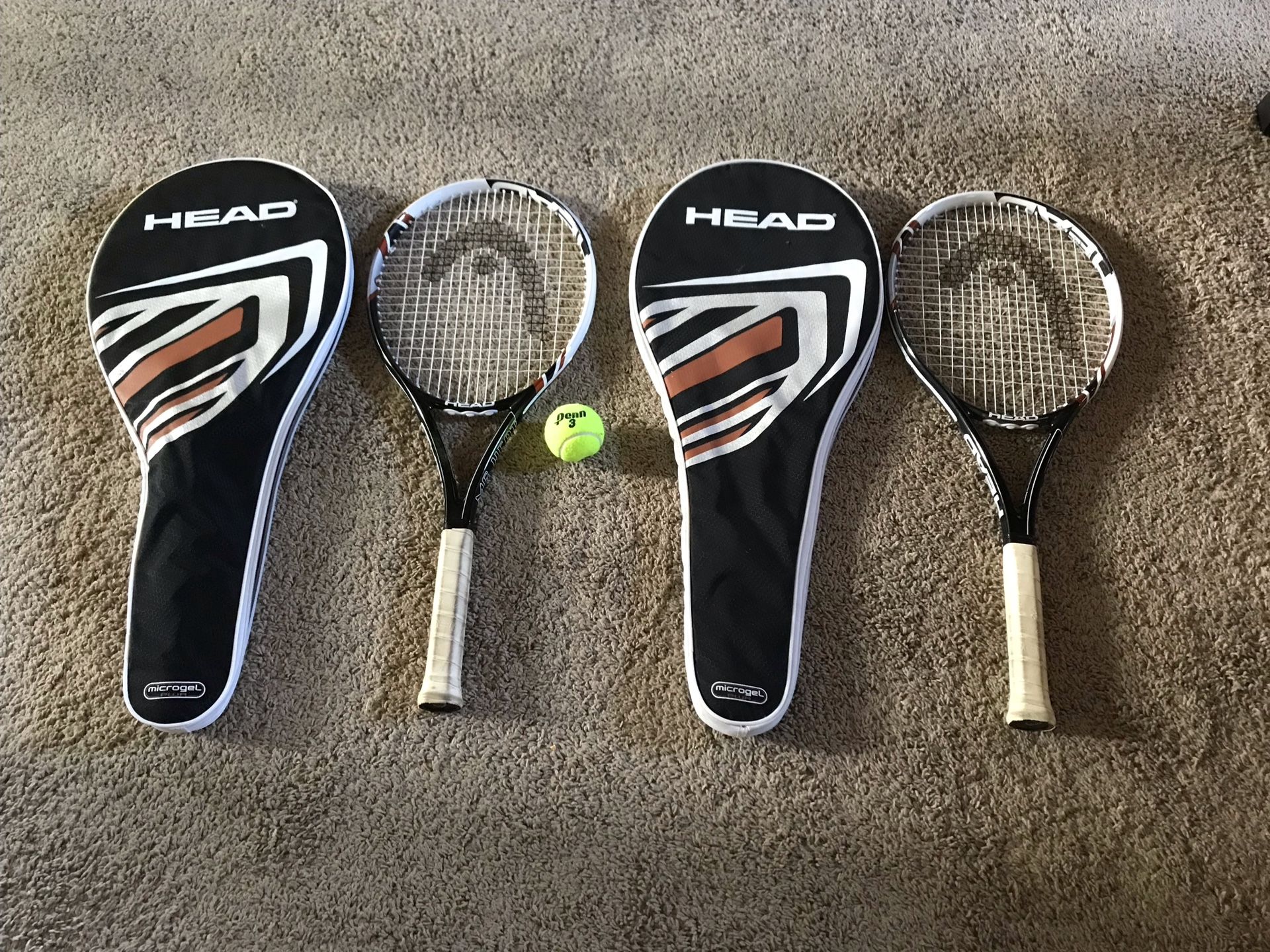Head Mr. Heat Tennis Rackets with covers $25 Each