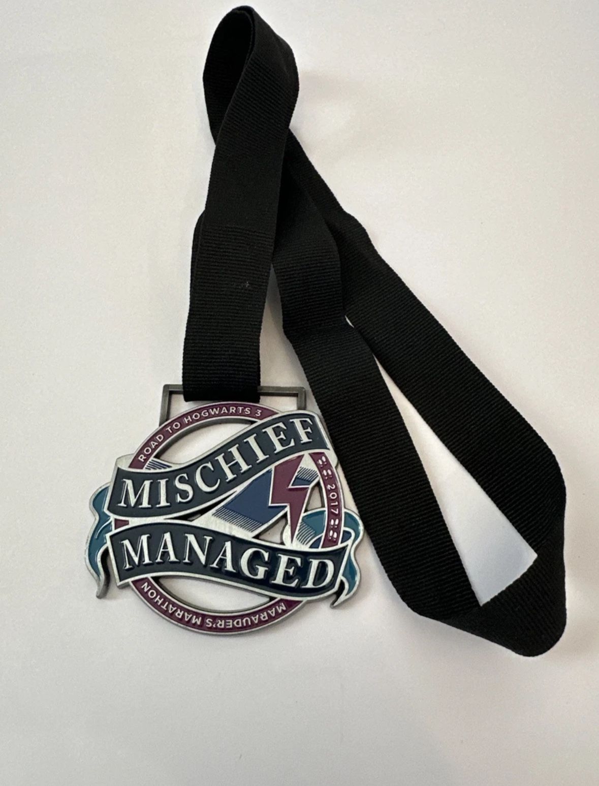 Hogwarts Running Club 2017 Mischief Managed Marauders Marathon Medal