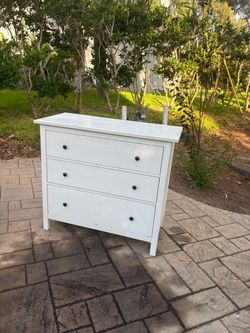 White dresser