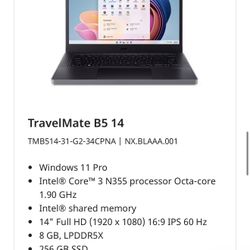 Acer travelmate b5 14