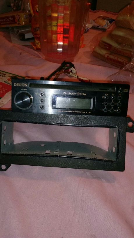 Its a 2001 DENON. PURE AMP TECK DCT-R1 Rare black face. No unreal offers please.