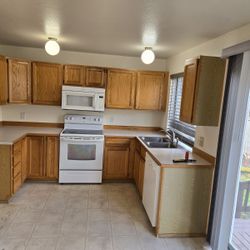 kitchen cabinets with appliances 