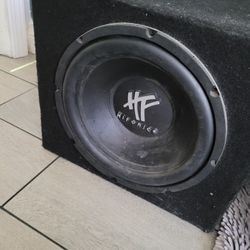 10' Hifonics Sub With 500watt Amp