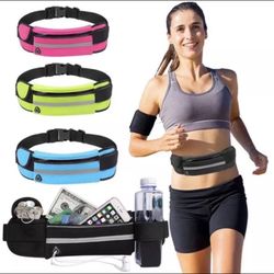 Waterproof Running Belt Fanny Pack Waist Pouch Outdoor Camping Hiking Zip Bag