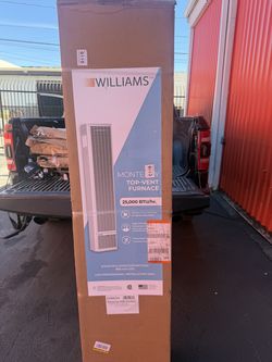 25,000 BTU/hr. Monterey Top-Vent Wall Furnace Natural Gas Natural Gas