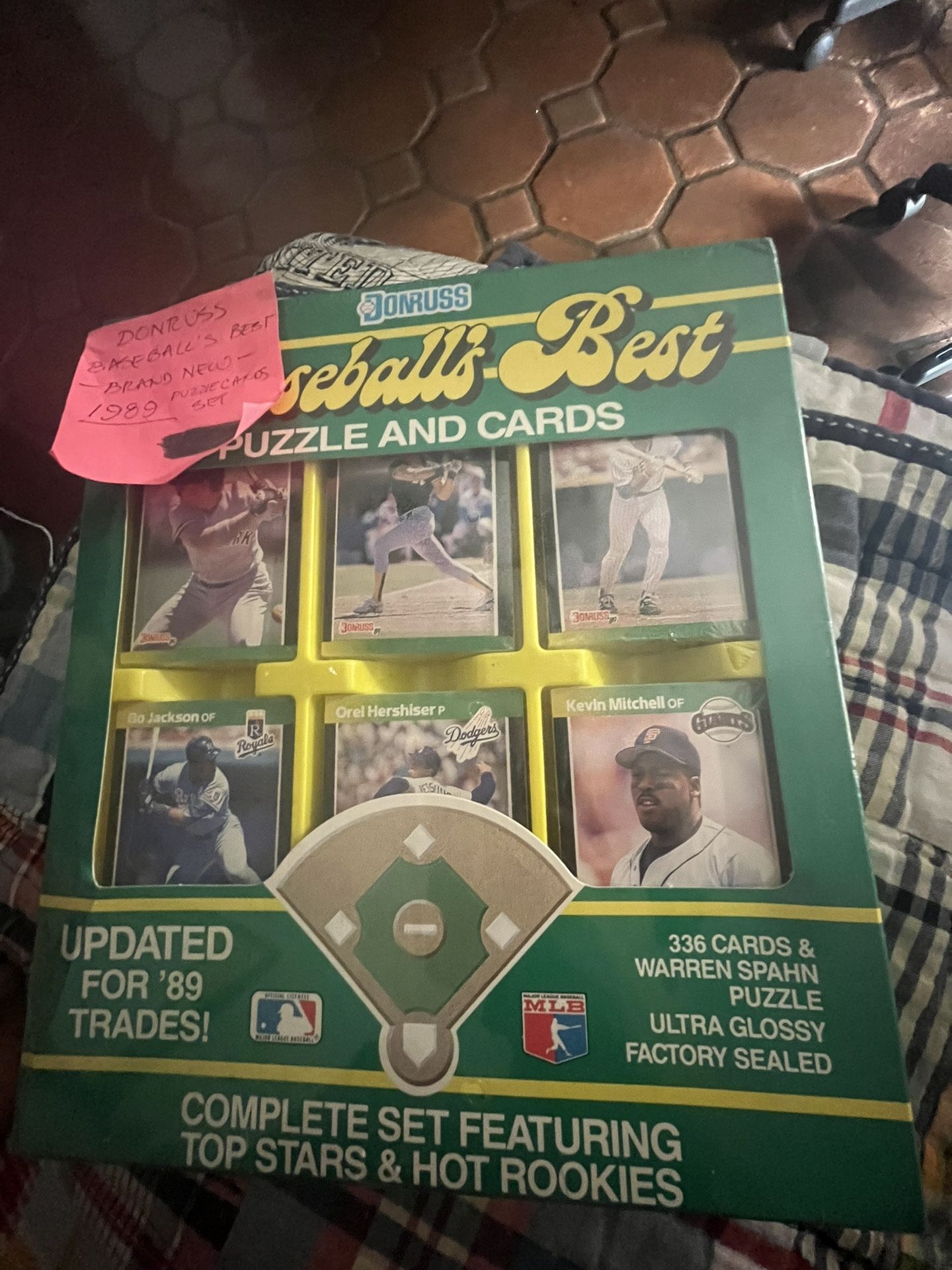 Baseballs Best Puzzle And Cards Set