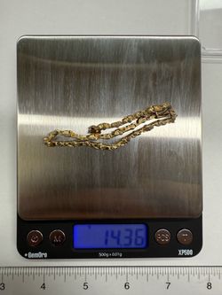14k Gold Nugget Bracelet