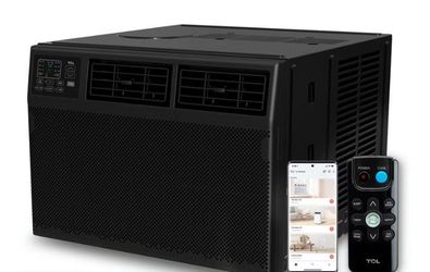 TCL Black Window Air Conditioner with Remote