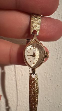 Ladies automatic movement Hamilton Martini, watch gold