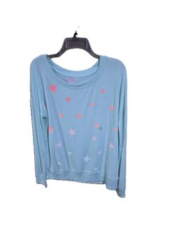 Live Love Dream Mint Green Pajama Top With Stars