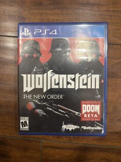 Wolfenstein: The New Order (Sony PlayStation 4, 2014) PS4