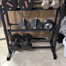 Rack And Dumbbells 