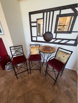 Bar Stool Set with Table - 3 of @ 30”