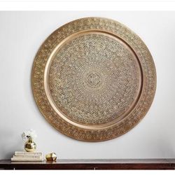 Pottery Barn Decorative Metal Wall Disc