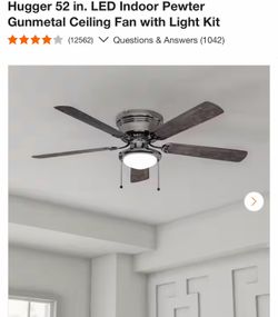 New ceiling fan