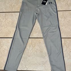 Brand New With Tags - Boys Grey Baseball Pants Size Youth Large