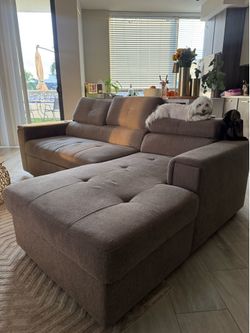 FREE – Convertible Sectional Sofa Bed with Storage