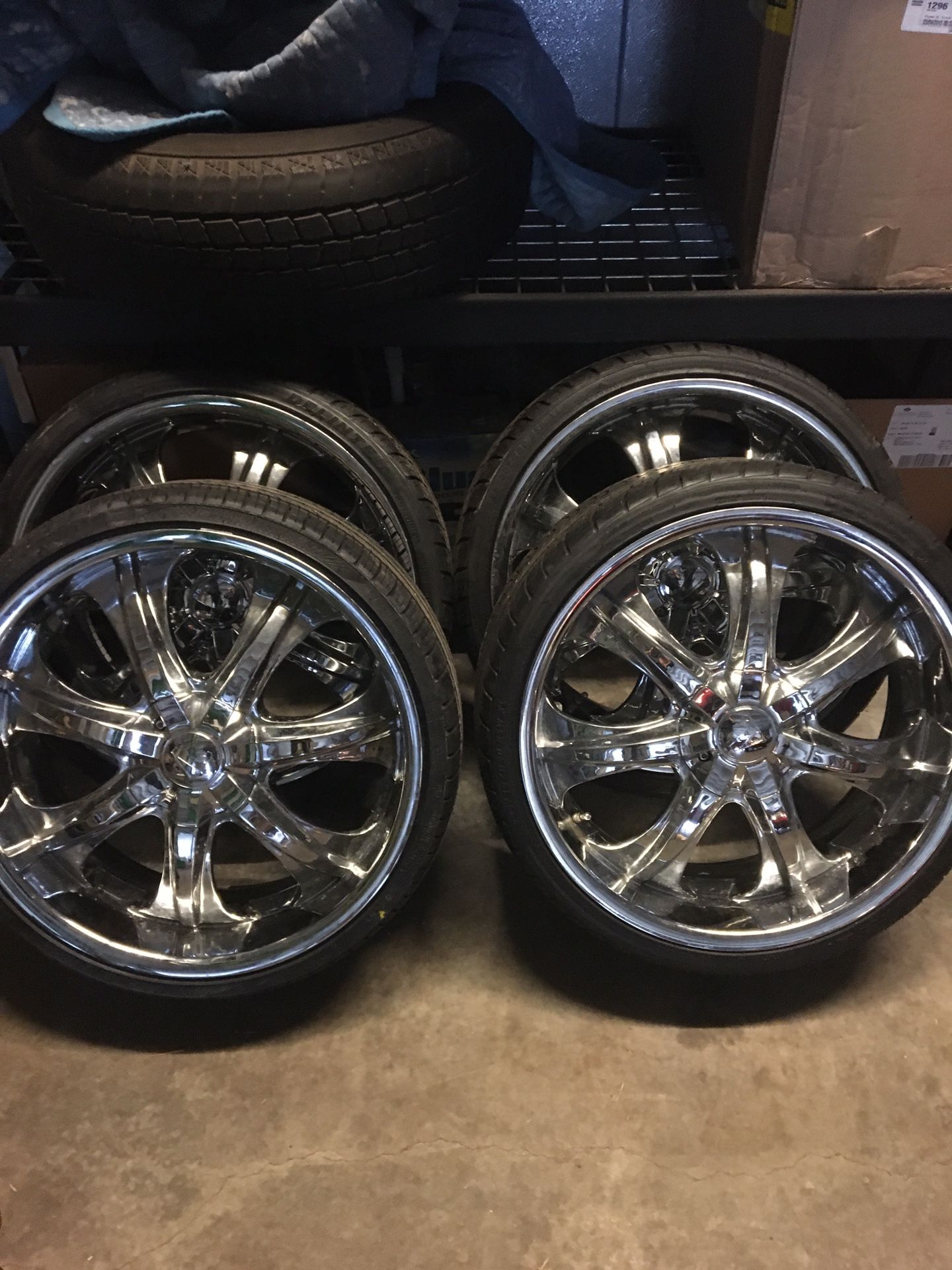 20in rims with new tires