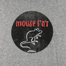 Grey Mouse Rat Graphic T-Shirt, Size: Small