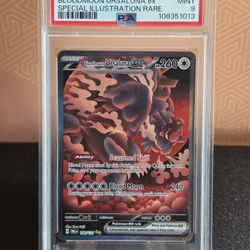 2025 Pokemon S&V Prismatic Evolutions Bloodmoon Ursaluna Ex SIR #168/131 - PSA 9