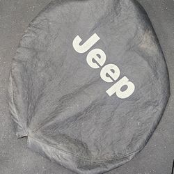 Jeep Spare Tire cover + Thule Bike rack