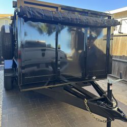 NEW SMOOTH WALLS HYDRAULIC LIFT DUMP TRAILER with Accessories 