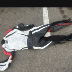 Bilt Full Protective Suit One Piece Motorcycle Race Track Gear