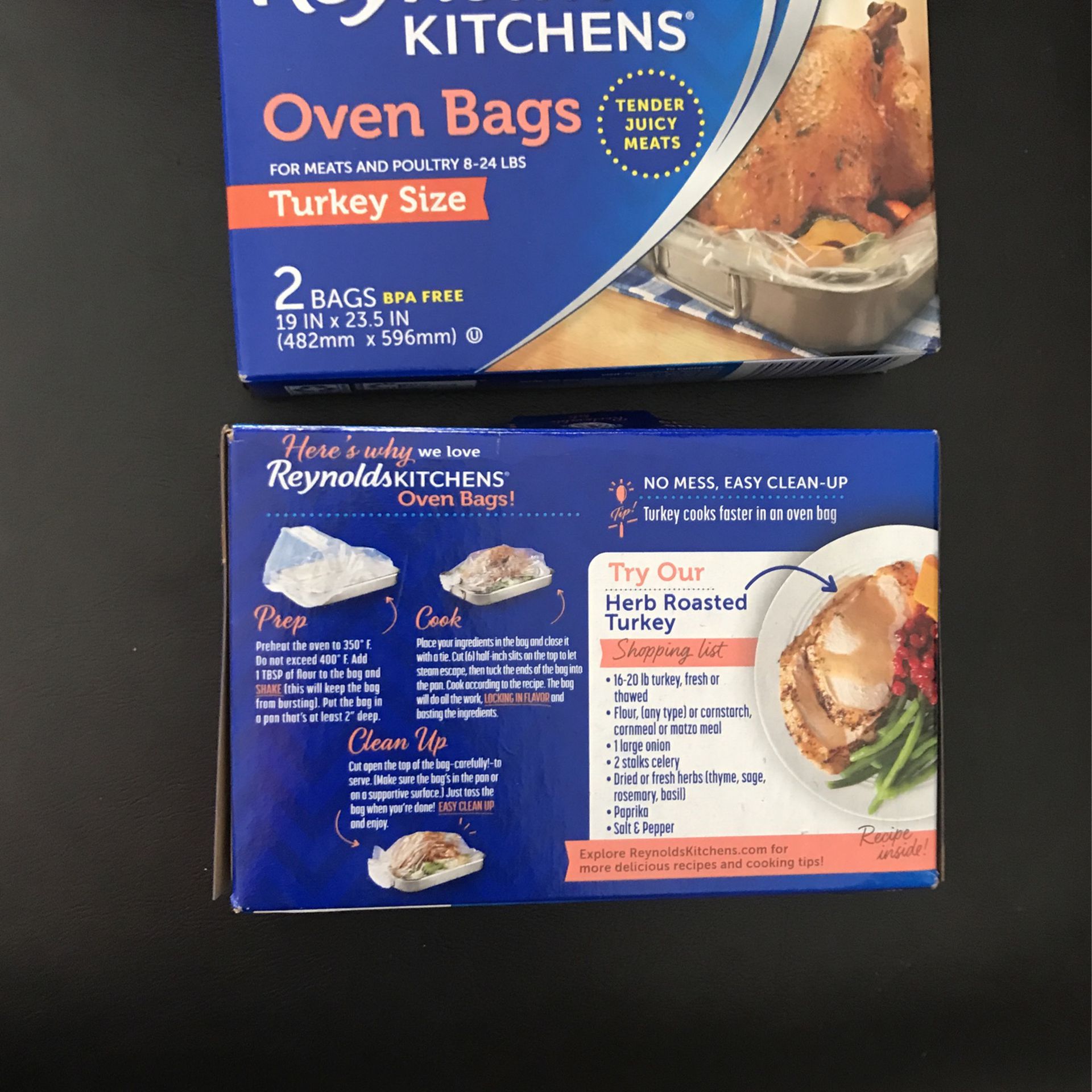 Reynolds Kitchens Turkey Size Oven Bags - Shop Storage Bags at H-E-B