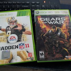 Xbox 360 Madden 11 and Gears of War