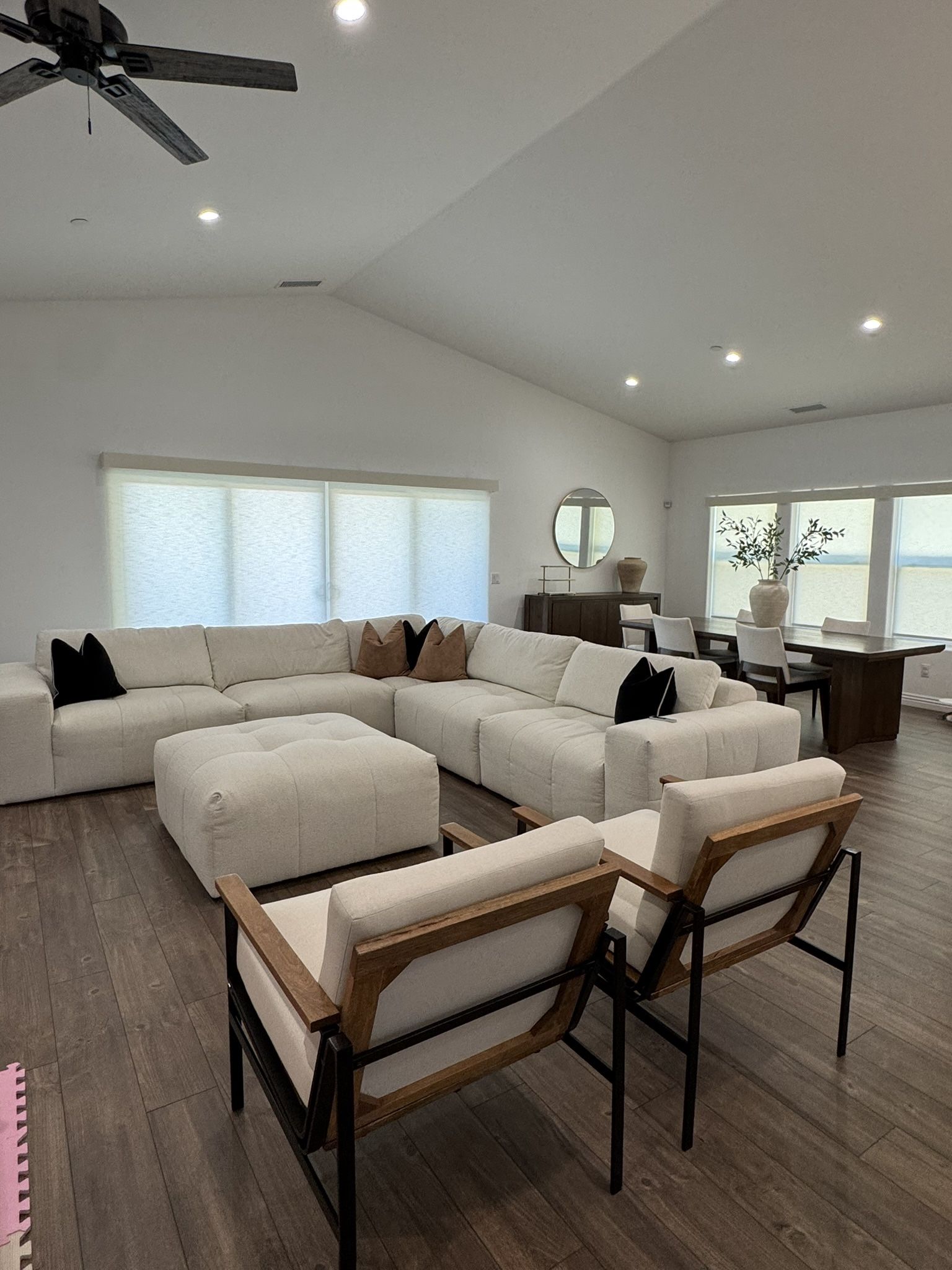 Sectional and Ottoman