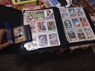 Baseball And Football Card Albums