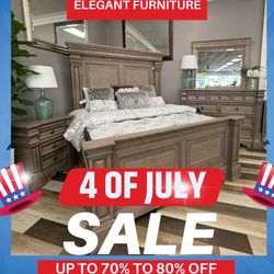 4 Pc King Bedroom Set 