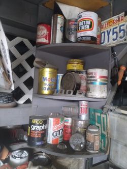 Old School Oil Cans 
