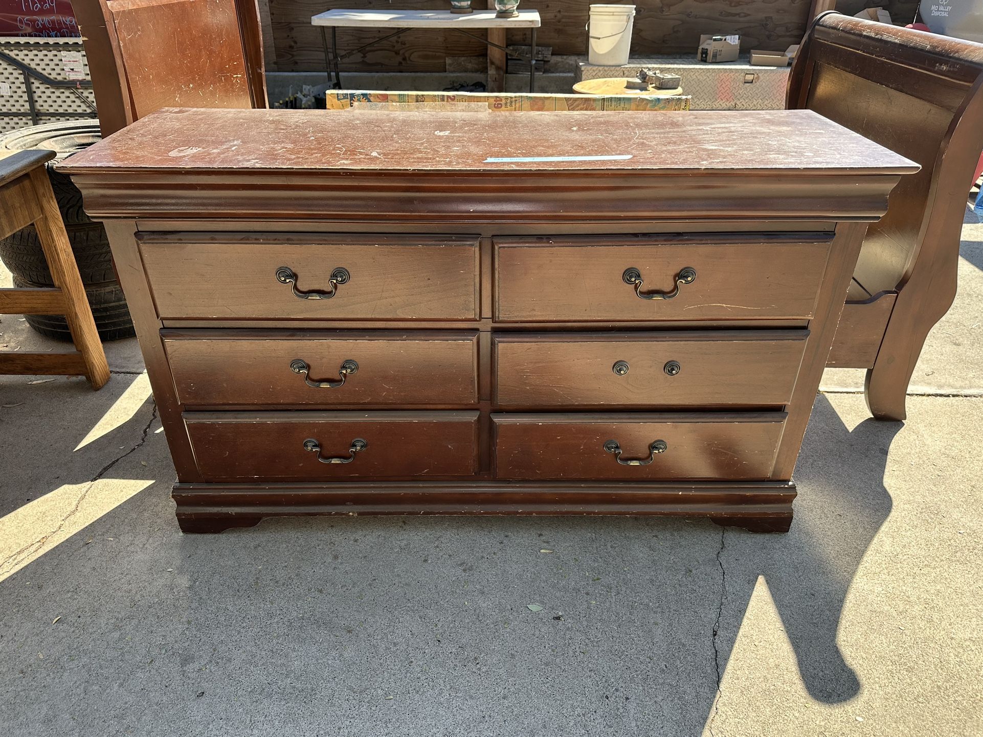 Twin Sleigh Bed Set W/mirror