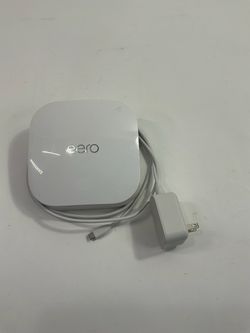 Amazon eero Pro 6E Mesh WiFi Router with Power Adapter