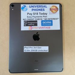 Apple IPad Pro 3rd Gen 12.9inch 256gb Unlocked. Tv 