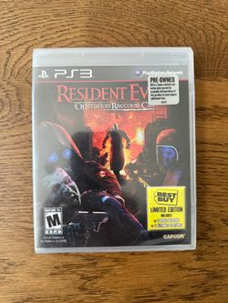 Sealed Resident Evil Operation Racoon City Best Buy Limited Edition