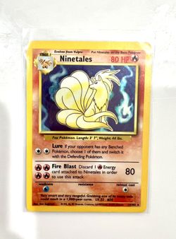 1st Generation Ninetails Pokémon Card