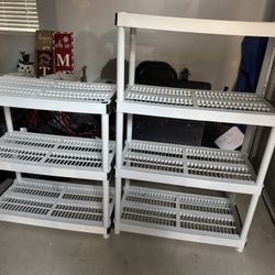 Two Storage Shelves