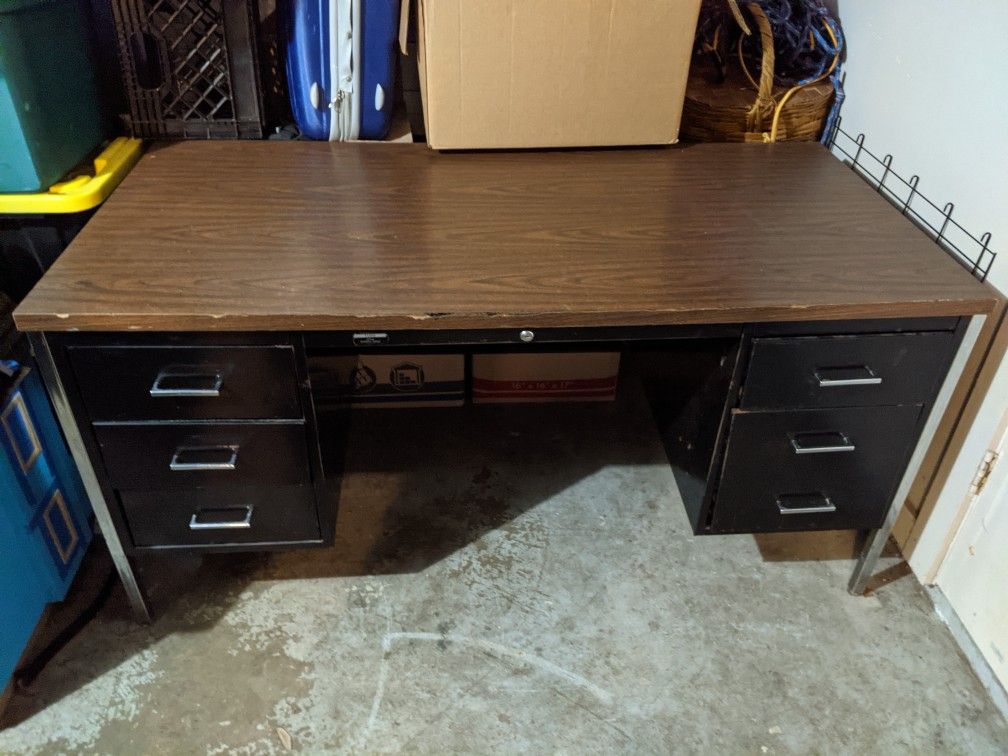 Big Metal Desk