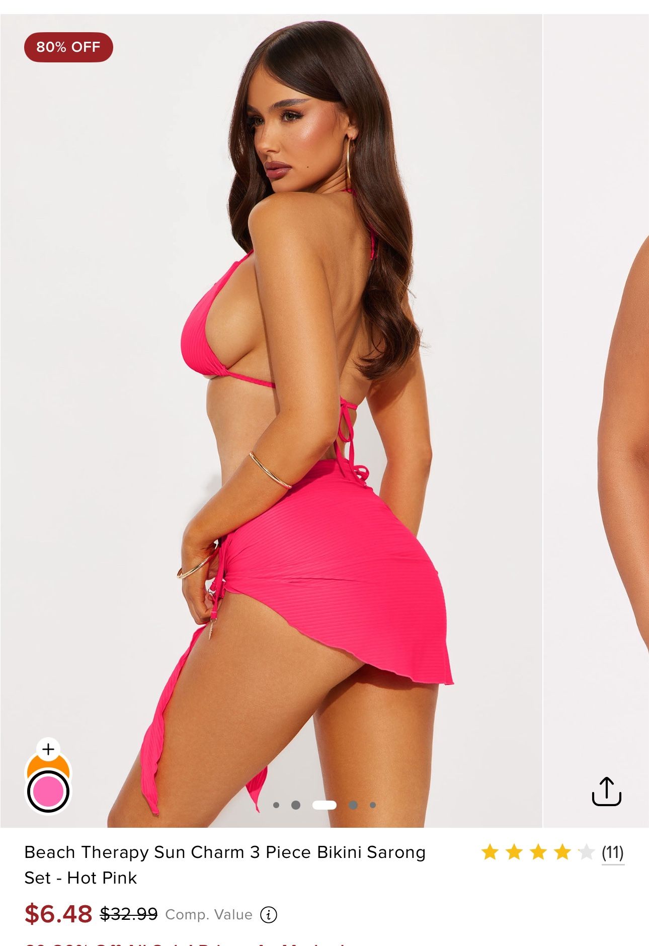 Fashion Nova Bikini Set- New