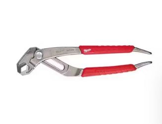 Milwaukee 8 in. V-Jaw Pliers with Comfort Grip and Reaming Handles