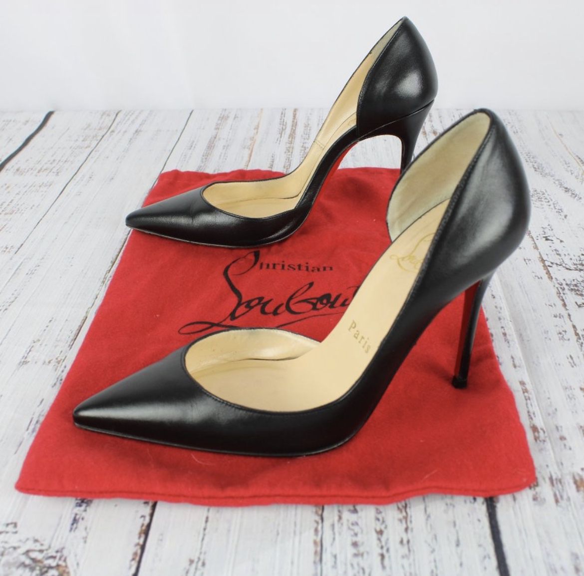 Christian Louboutin pre-owned black heeled pumps