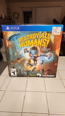 PS4 Destroy All Humans DNA Collector's Edition New Sealed Rare