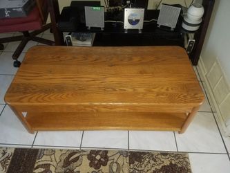 Oak coffee table
